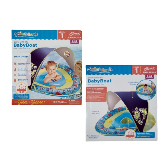 The Original Swimschool Grow With Me Baby Boat-6-24 Month-Level 1 - Picture 2 of 4